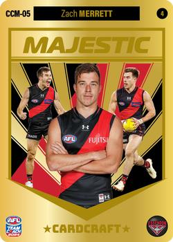 2024 AFL TeamCoach - Card Craft Majestic 4 #CCM-05 Zach Merrett Front